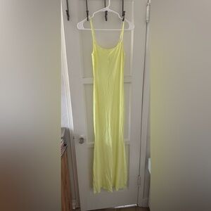 SKIMS Yellow Maxi Dress